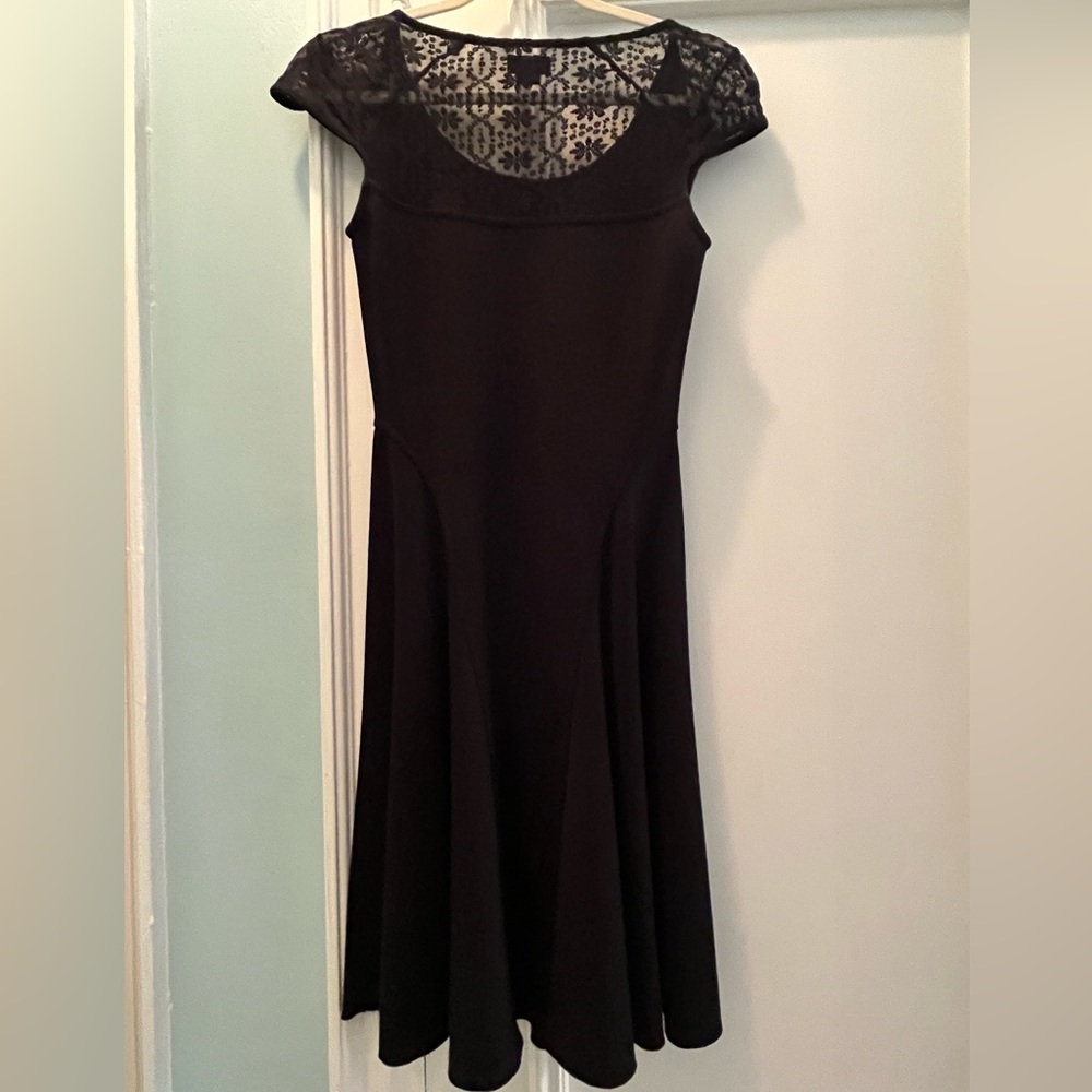 Black wool dress by Deletta from Anthropologie. In EUC, size XS